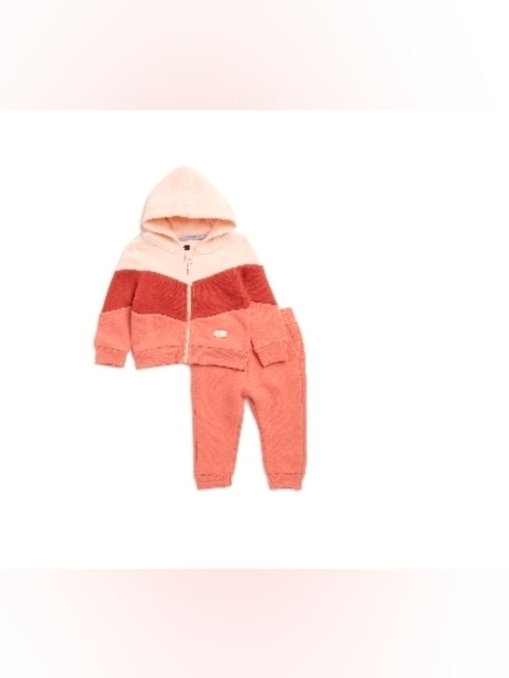 7 For All Mankind Baby Fleece Hoodie & Jogger Set ~ EUC ~ 12 Month